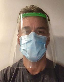 3D printed face shields for healthcare workers